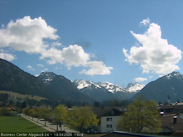 Archiv Foto Webcam Ortseingang Oberstdorf