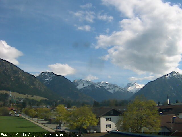 Archiv Foto Webcam Ortseingang Oberstdorf
