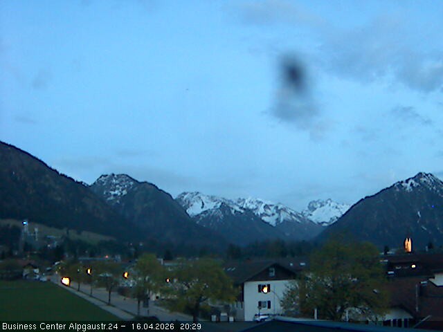 Archiv Foto Webcam Ortseingang Oberstdorf