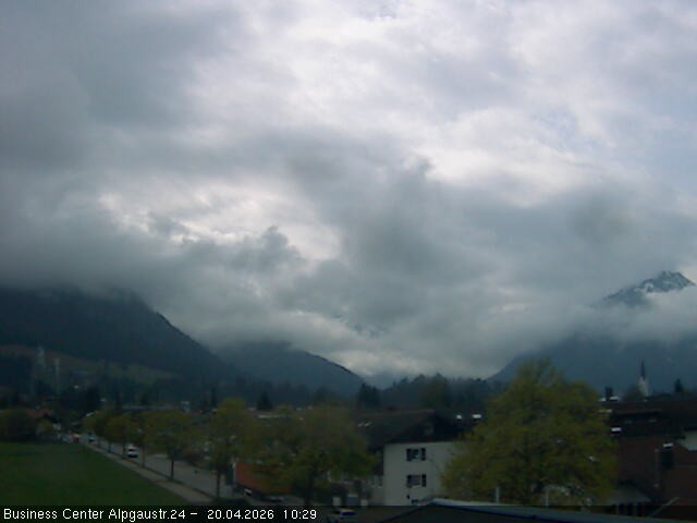 Archiv Foto Webcam Ortseingang Oberstdorf