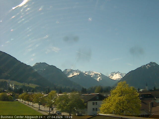 Archiv Foto Webcam Ortseingang Oberstdorf
