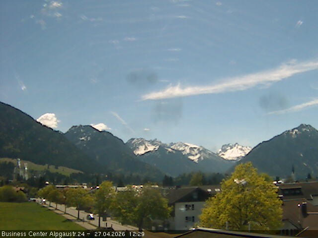 Archiv Foto Webcam Ortseingang Oberstdorf