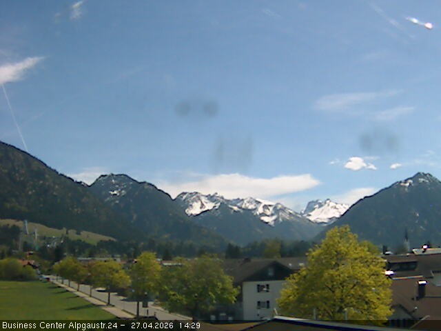 Archiv Foto Webcam Ortseingang Oberstdorf