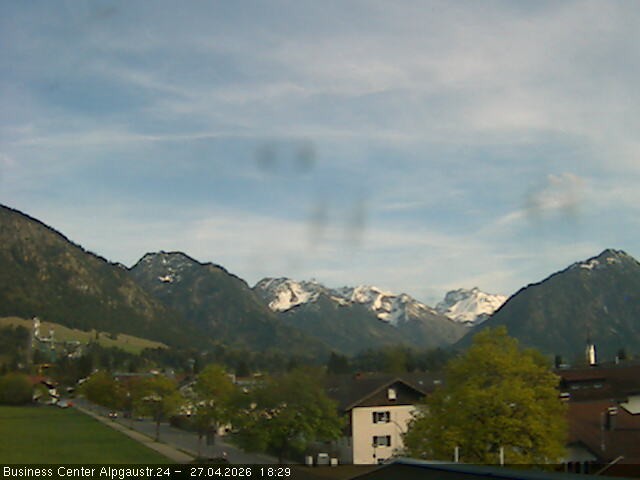 Archiv Foto Webcam Ortseingang Oberstdorf
