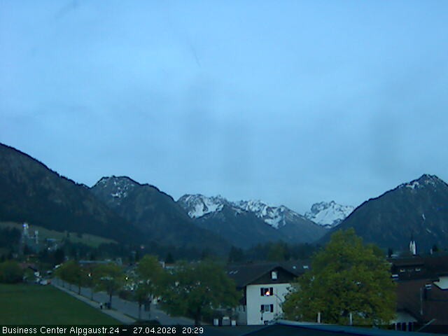 Archiv Foto Webcam Ortseingang Oberstdorf
