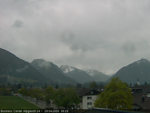 Archiv Foto Webcam Ortseingang Oberstdorf