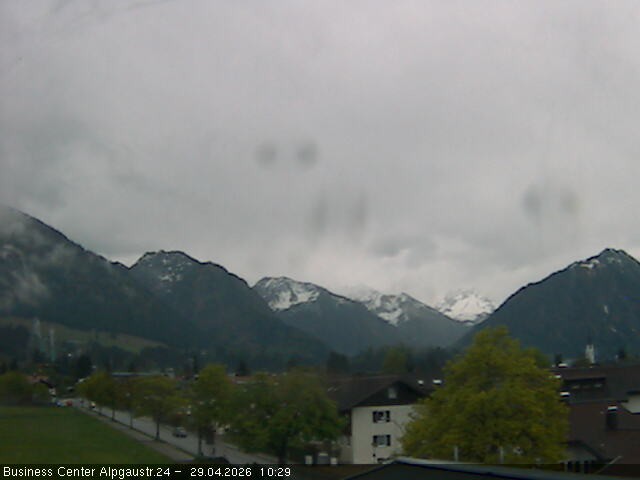 Archiv Foto Webcam Ortseingang Oberstdorf