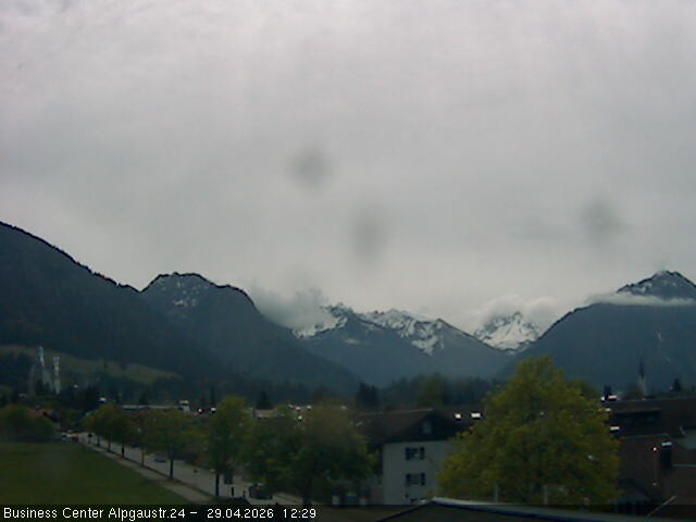 Archiv Foto Webcam Ortseingang Oberstdorf
