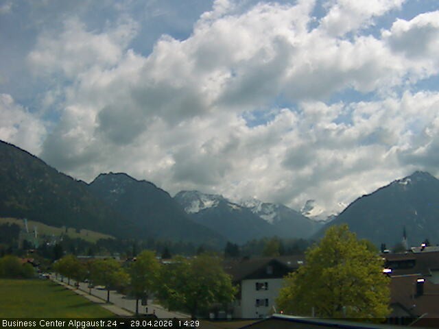 Archiv Foto Webcam Ortseingang Oberstdorf