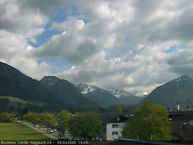 Archiv Foto Webcam Ortseingang Oberstdorf