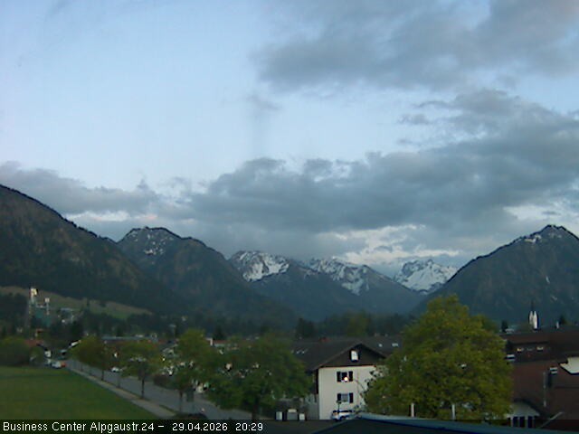Archiv Foto Webcam Ortseingang Oberstdorf