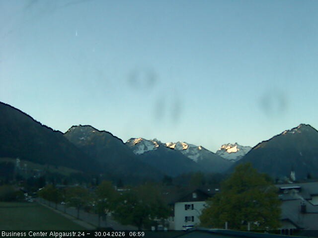 Archiv Foto Webcam Ortseingang Oberstdorf