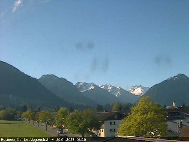 Archiv Foto Webcam Ortseingang Oberstdorf