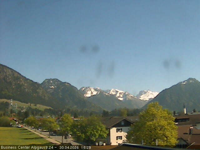 Archiv Foto Webcam Ortseingang Oberstdorf