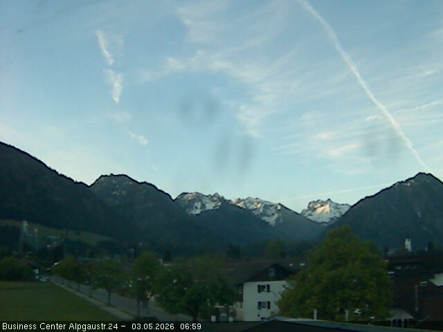 Archiv Foto Webcam Ortseingang Oberstdorf