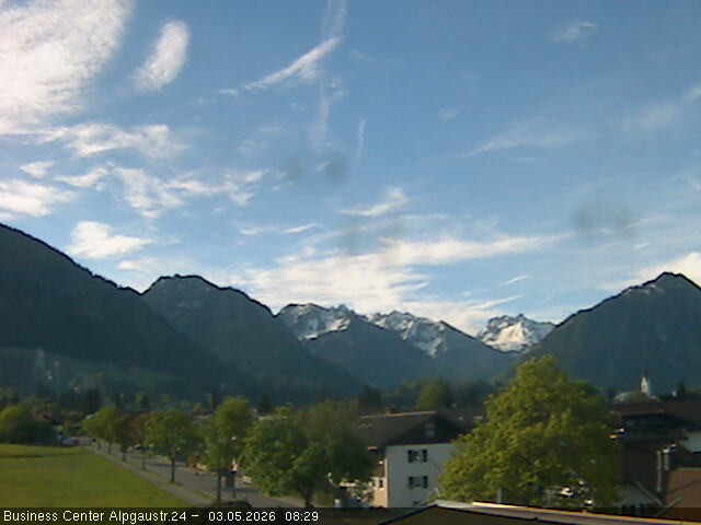 Archiv Foto Webcam Ortseingang Oberstdorf