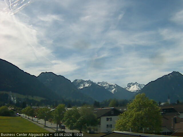Archiv Foto Webcam Ortseingang Oberstdorf