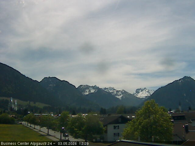 Archiv Foto Webcam Ortseingang Oberstdorf