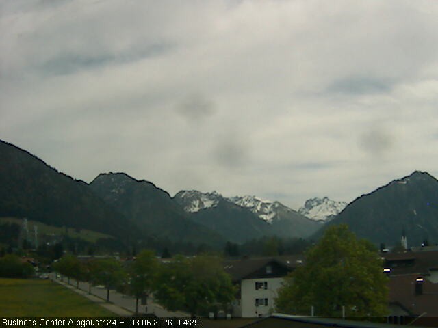 Archiv Foto Webcam Ortseingang Oberstdorf