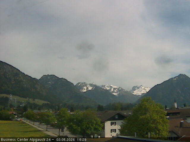 Archiv Foto Webcam Ortseingang Oberstdorf