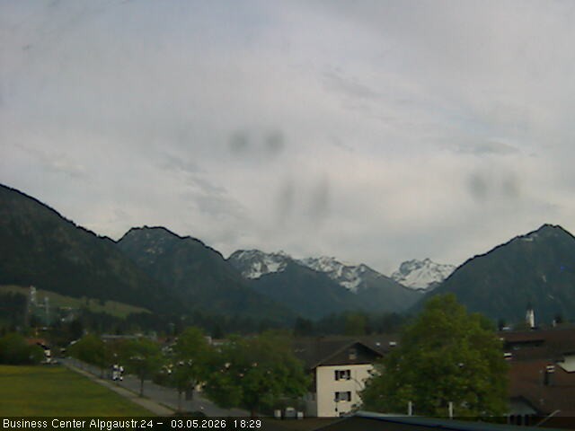 Archiv Foto Webcam Ortseingang Oberstdorf