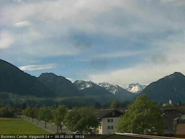 Archiv Foto Webcam Ortseingang Oberstdorf