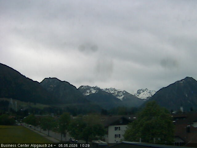 Archiv Foto Webcam Ortseingang Oberstdorf