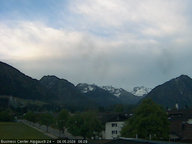 Archiv Foto Webcam Ortseingang Oberstdorf