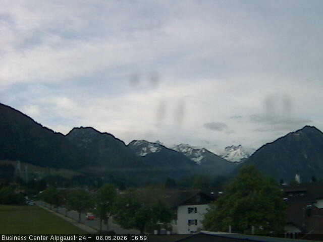 Archiv Foto Webcam Ortseingang Oberstdorf