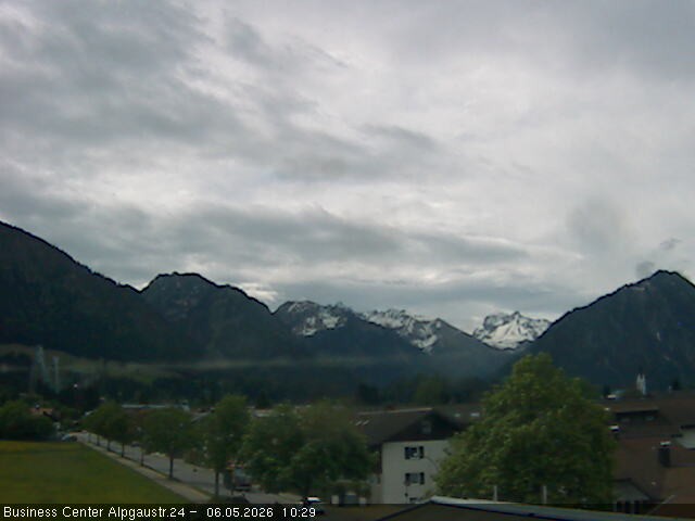 Archiv Foto Webcam Ortseingang Oberstdorf