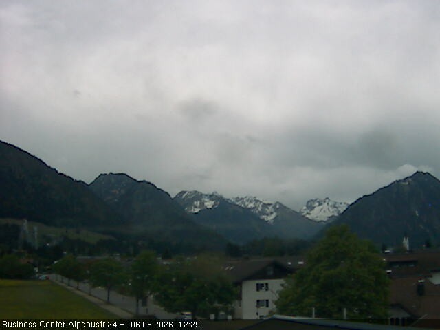 Archiv Foto Webcam Ortseingang Oberstdorf