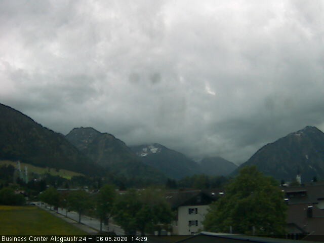 Archiv Foto Webcam Ortseingang Oberstdorf