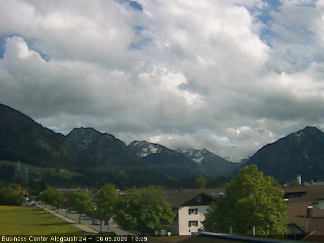 Archiv Foto Webcam Ortseingang Oberstdorf