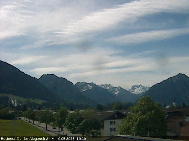 Archiv Foto Webcam Ortseingang Oberstdorf