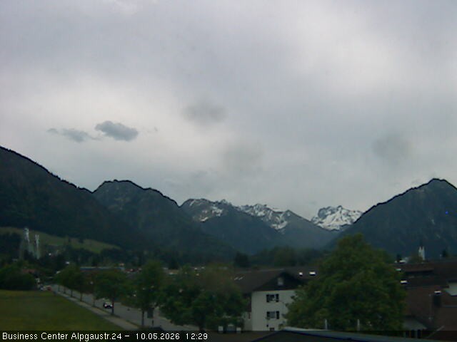 Archiv Foto Webcam Ortseingang Oberstdorf