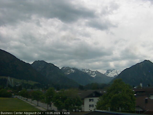 Archiv Foto Webcam Ortseingang Oberstdorf