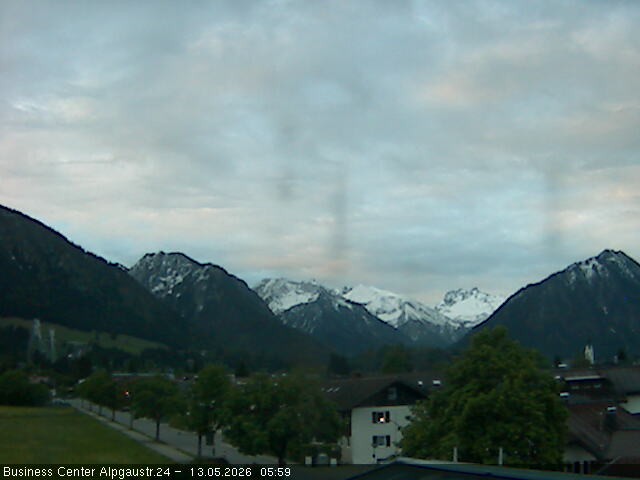 Archiv Foto Webcam Ortseingang Oberstdorf