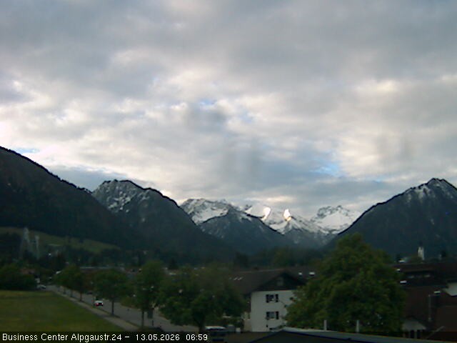 Archiv Foto Webcam Ortseingang Oberstdorf