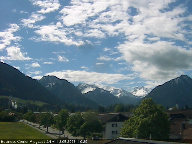 Archiv Foto Webcam Ortseingang Oberstdorf