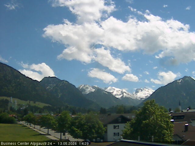 Archiv Foto Webcam Ortseingang Oberstdorf