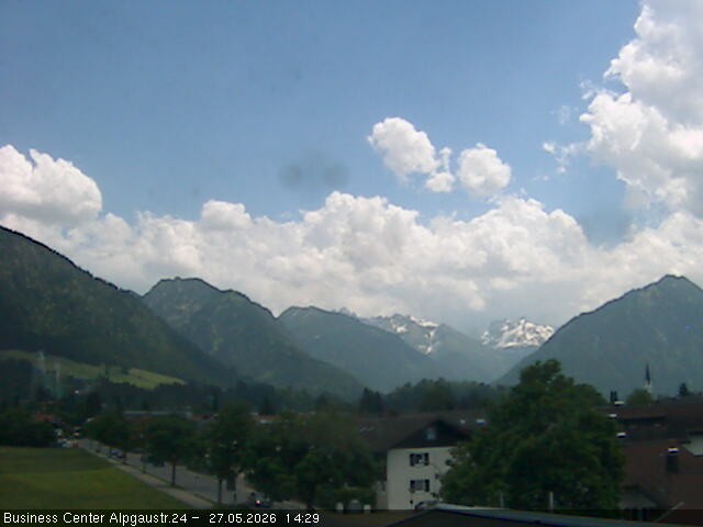 Archiv Foto Webcam Ortseingang Oberstdorf