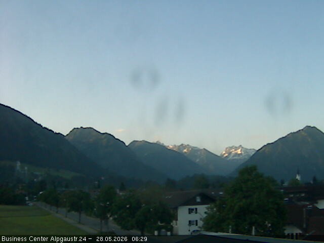 Archiv Foto Webcam Ortseingang Oberstdorf