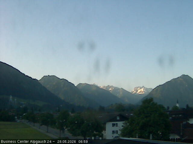 Archiv Foto Webcam Ortseingang Oberstdorf