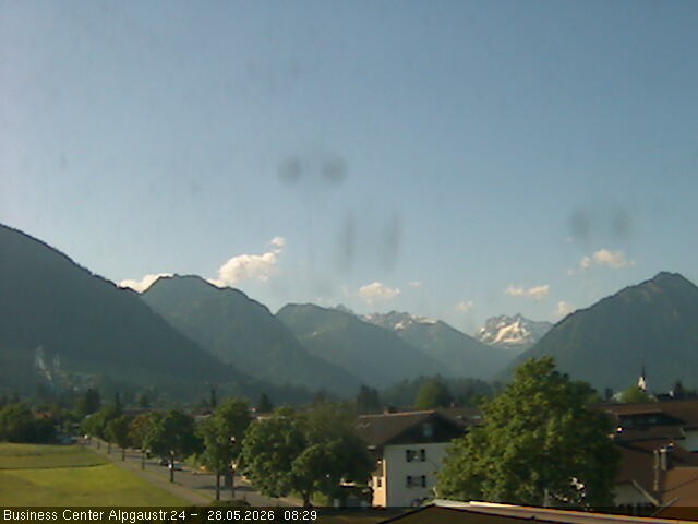 Archiv Foto Webcam Ortseingang Oberstdorf