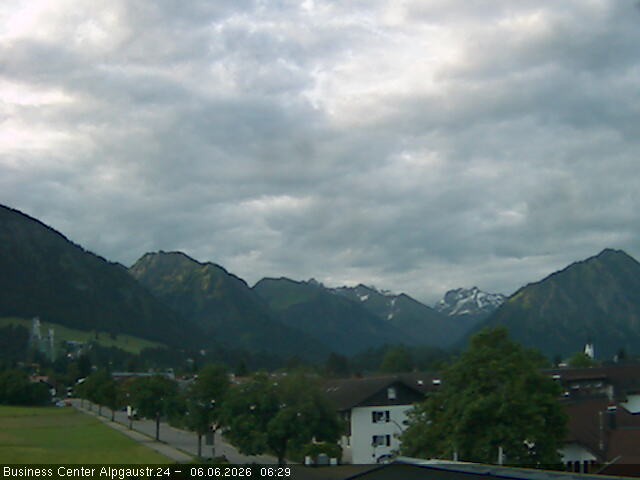 Archiv Foto Webcam Ortseingang Oberstdorf