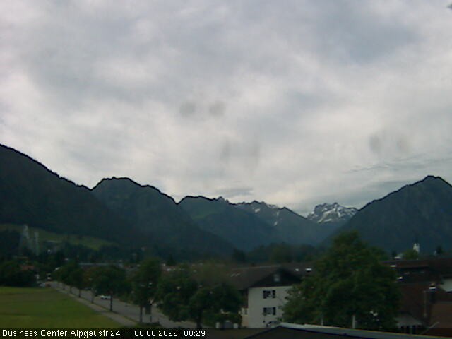 Archiv Foto Webcam Ortseingang Oberstdorf