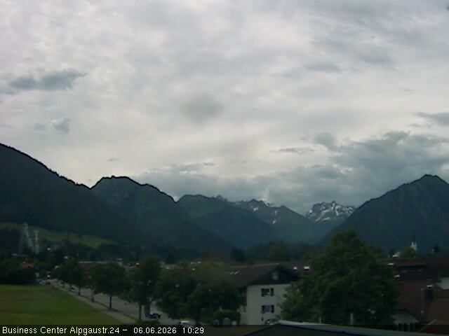 Archiv Foto Webcam Ortseingang Oberstdorf
