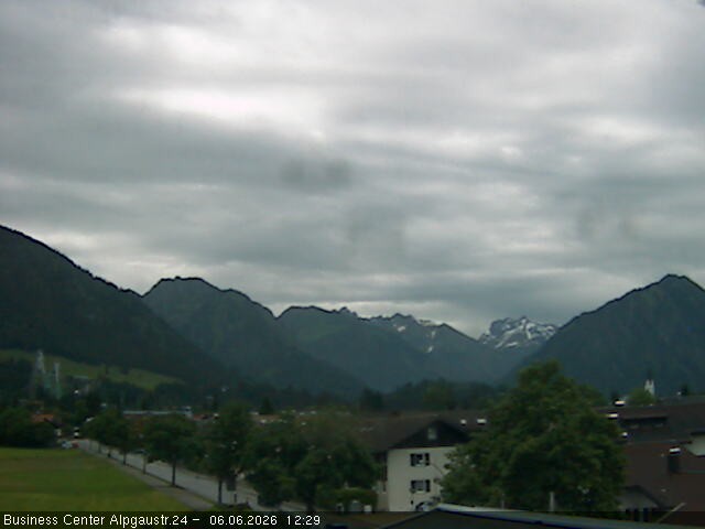 Archiv Foto Webcam Ortseingang Oberstdorf