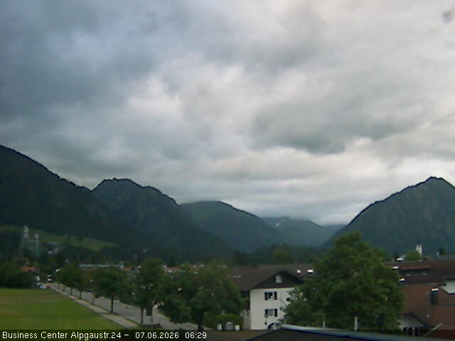 Archiv Foto Webcam Ortseingang Oberstdorf