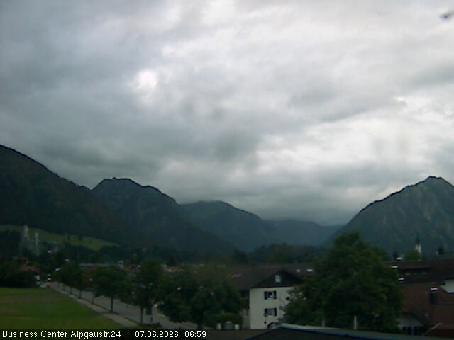 Archiv Foto Webcam Ortseingang Oberstdorf